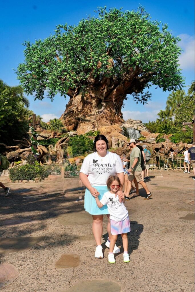 Rachel & my happy kid During Disney visit