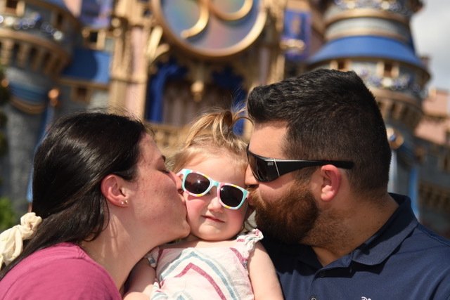 Rachel is visiting Disney with her Daughter