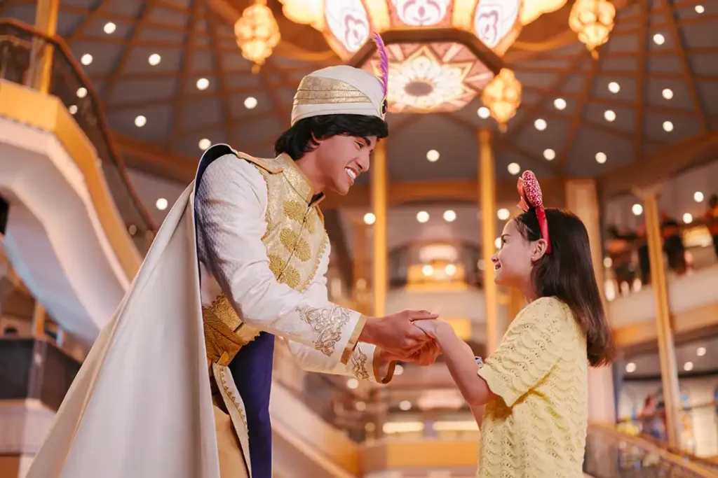 Character interactions aboard the Disney Treasure