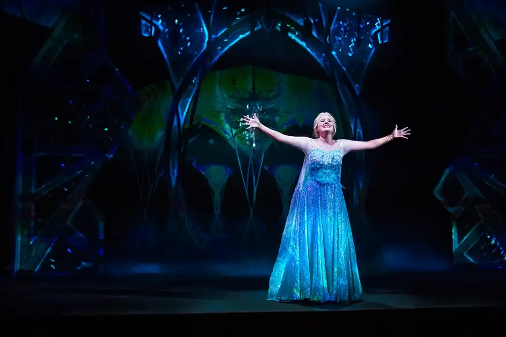 Entertainment aboard the Disney Wonder ship